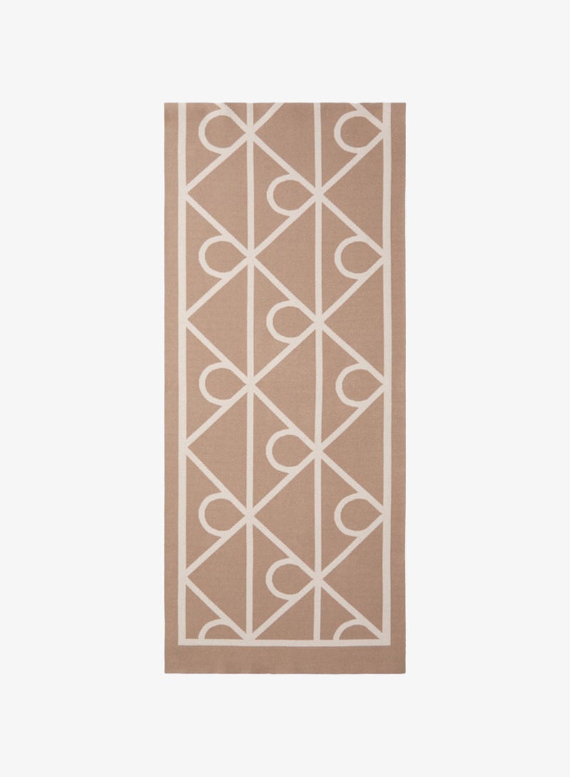 CALVIN KLEIN Emblem Fin Rib Scarf - Image 1